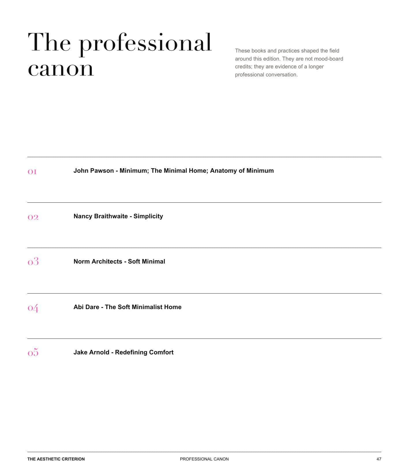 Professional canon page.