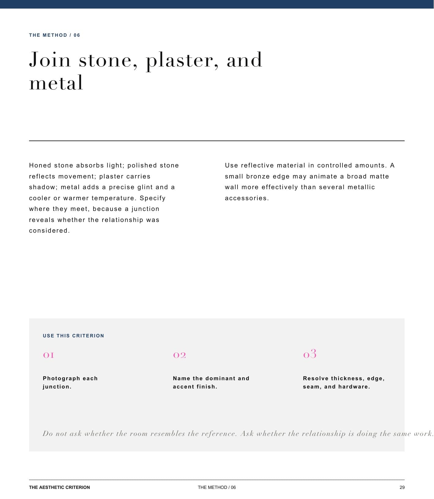 Hard-surface method.