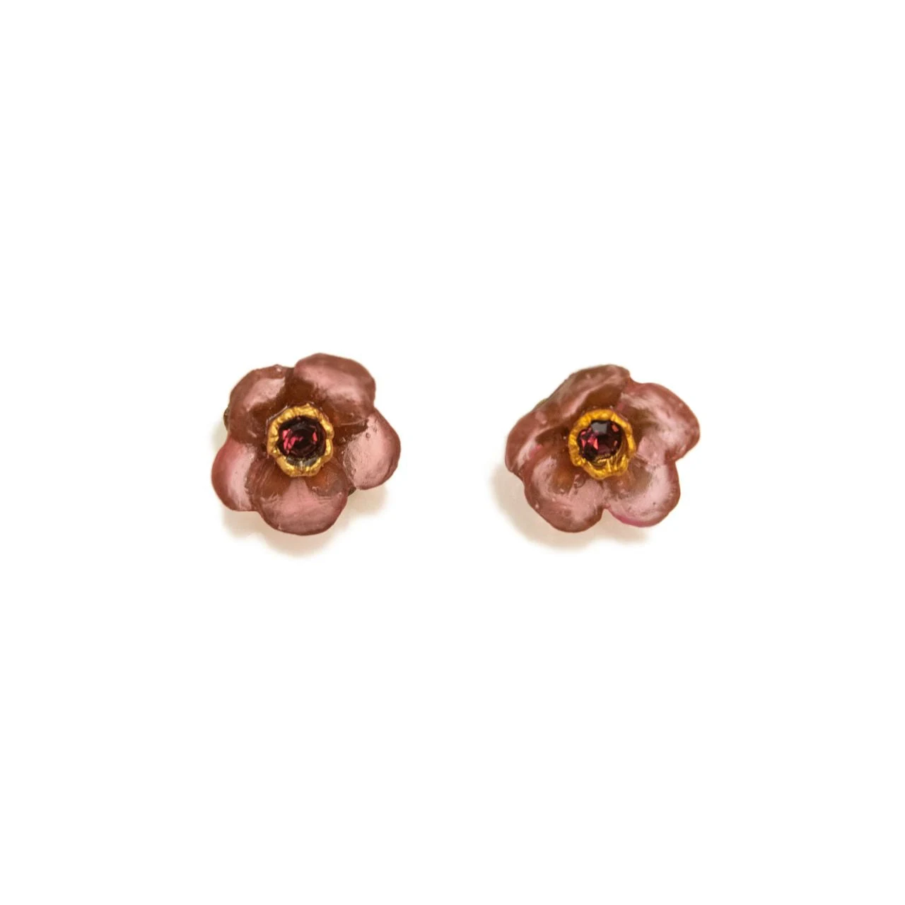 French Bouquet Post Earrings - Pink by FOUR SEASONS DESIGN GROUP INC..