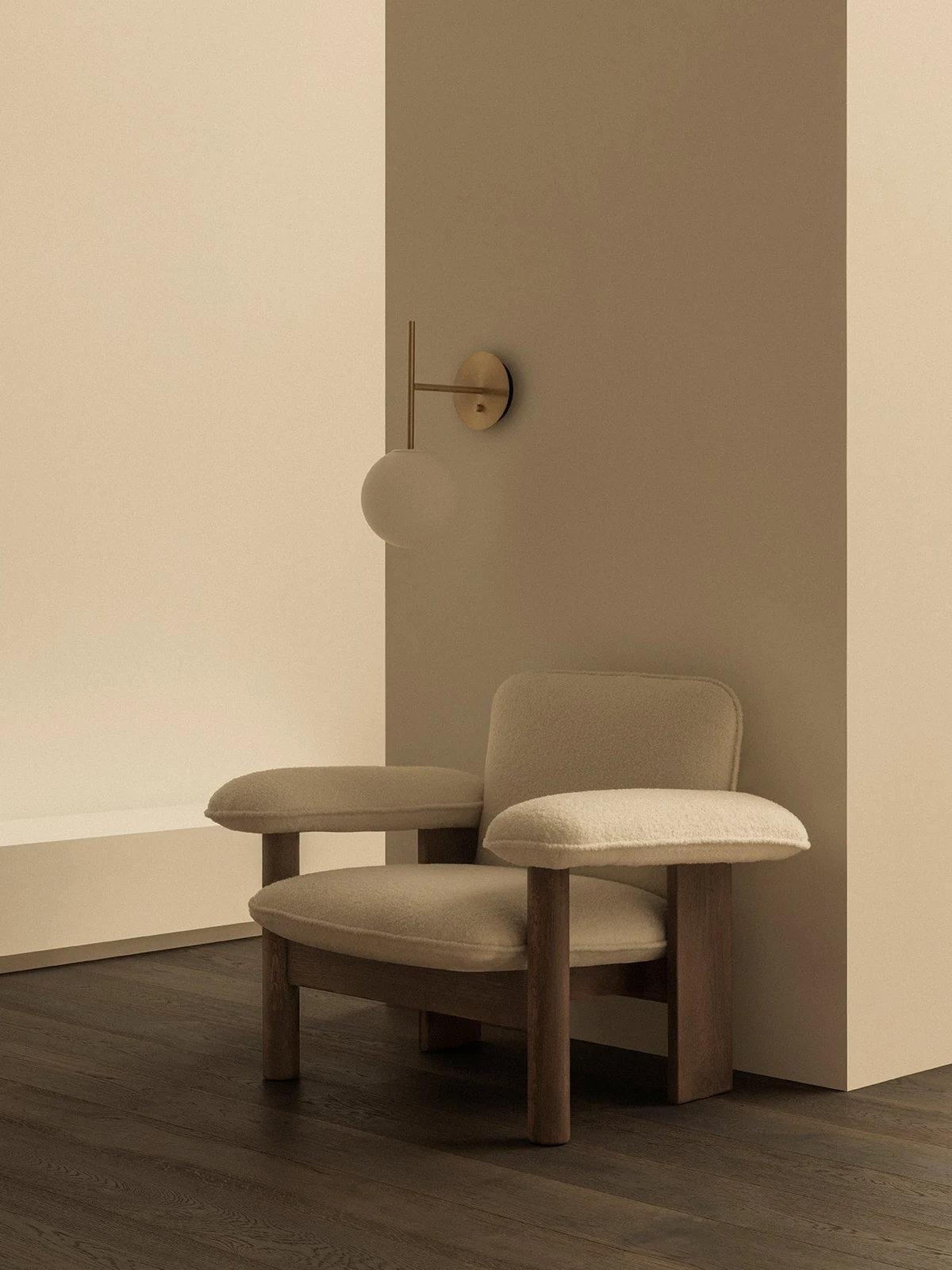 Brasilia Lounge Chair, Low Back, Textile by Anderssen & Voll.