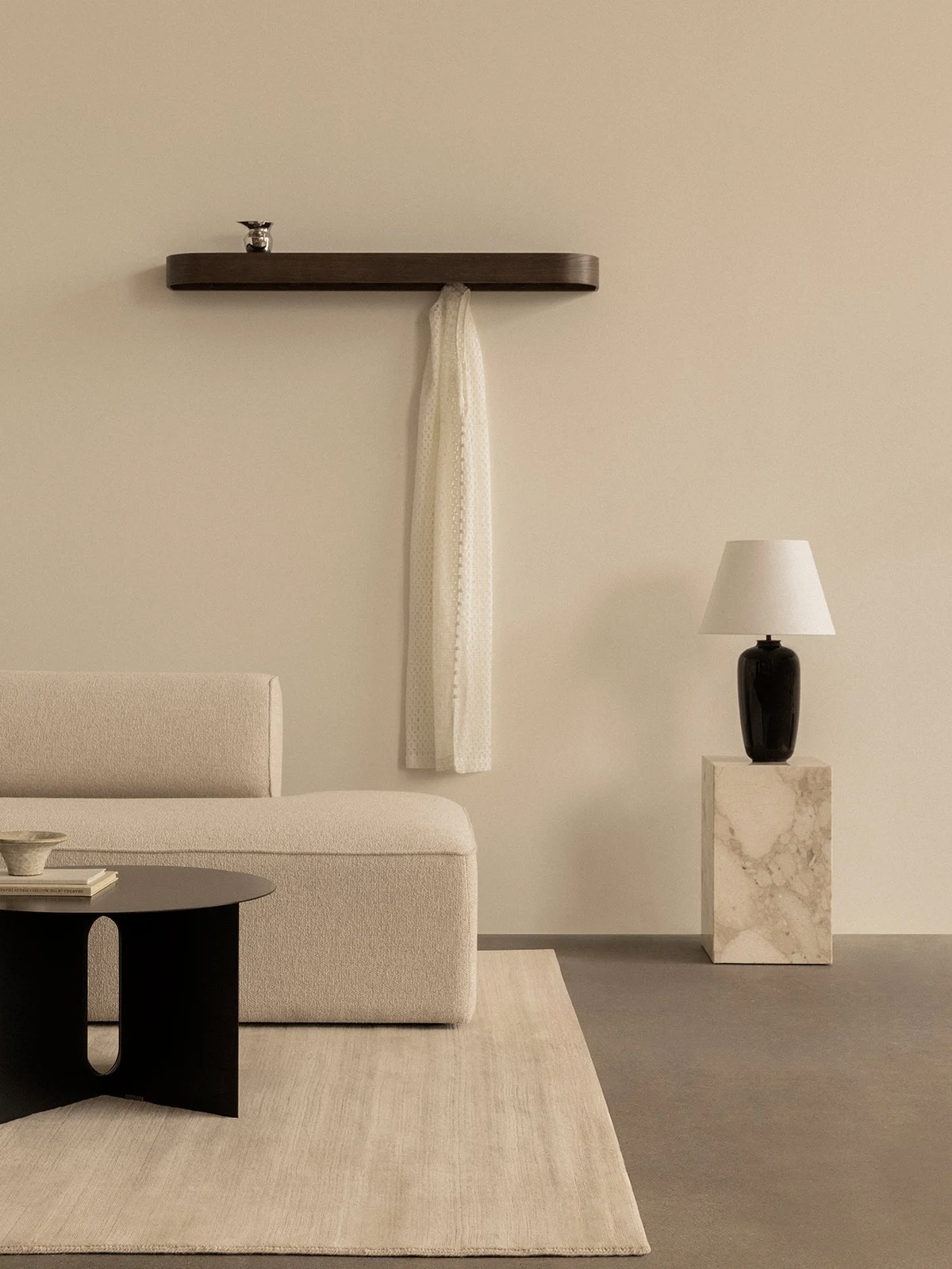 Epoch Shelf with Rack by Nina Bruun.