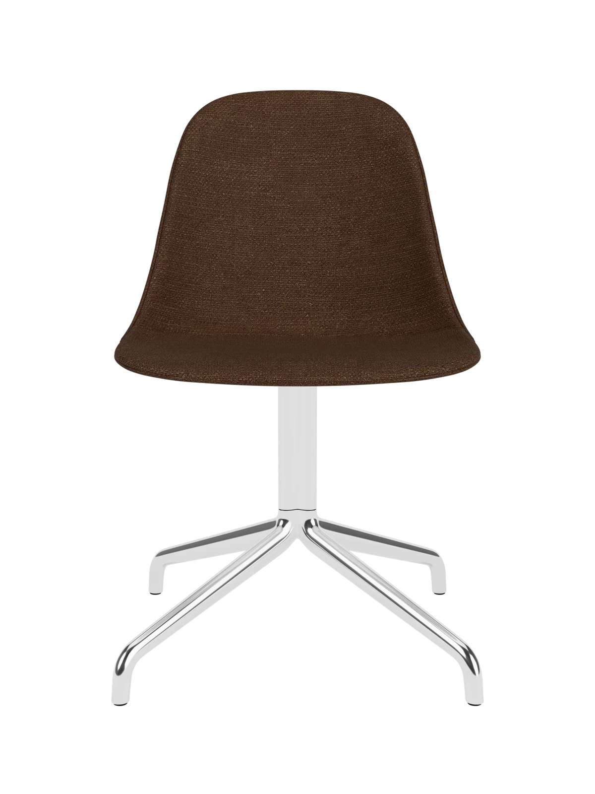 Harbour Side Dining Chair, Polished Aluminium Star Base by Norm Architects.