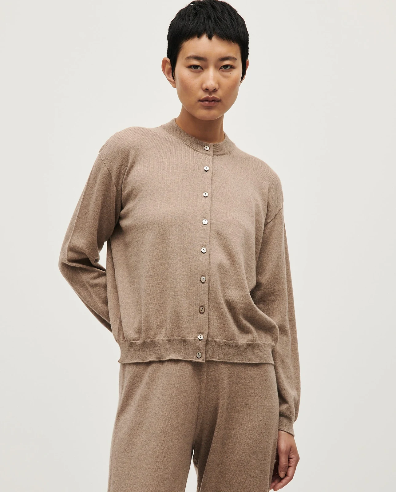 cardigan no25 oro blanco by babaà.