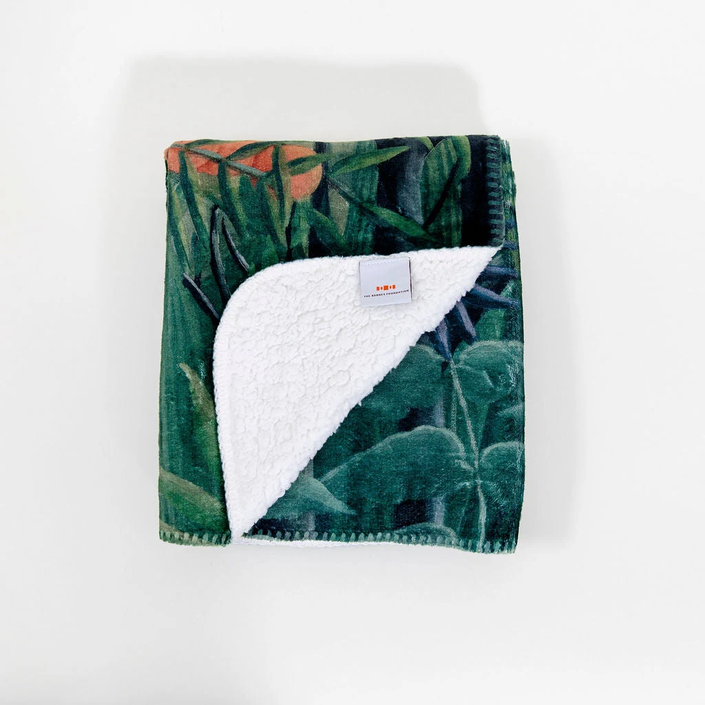 Fine art blanket: Rousseau Jungle by Maritime Tribes.