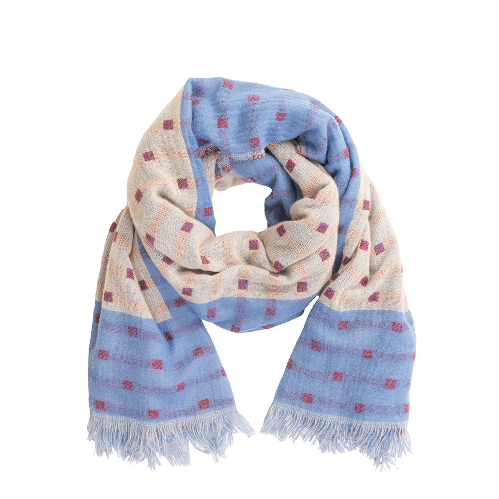 Iris Cashmere Shawl | Dark Blue by Block Shop.
