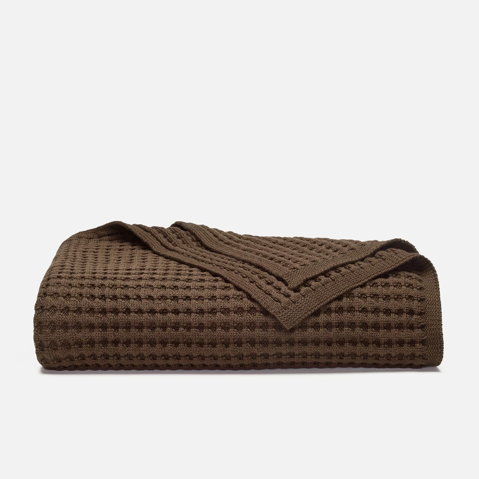 Chunky Waffle Knit Throw Blanket by Brooklinen.