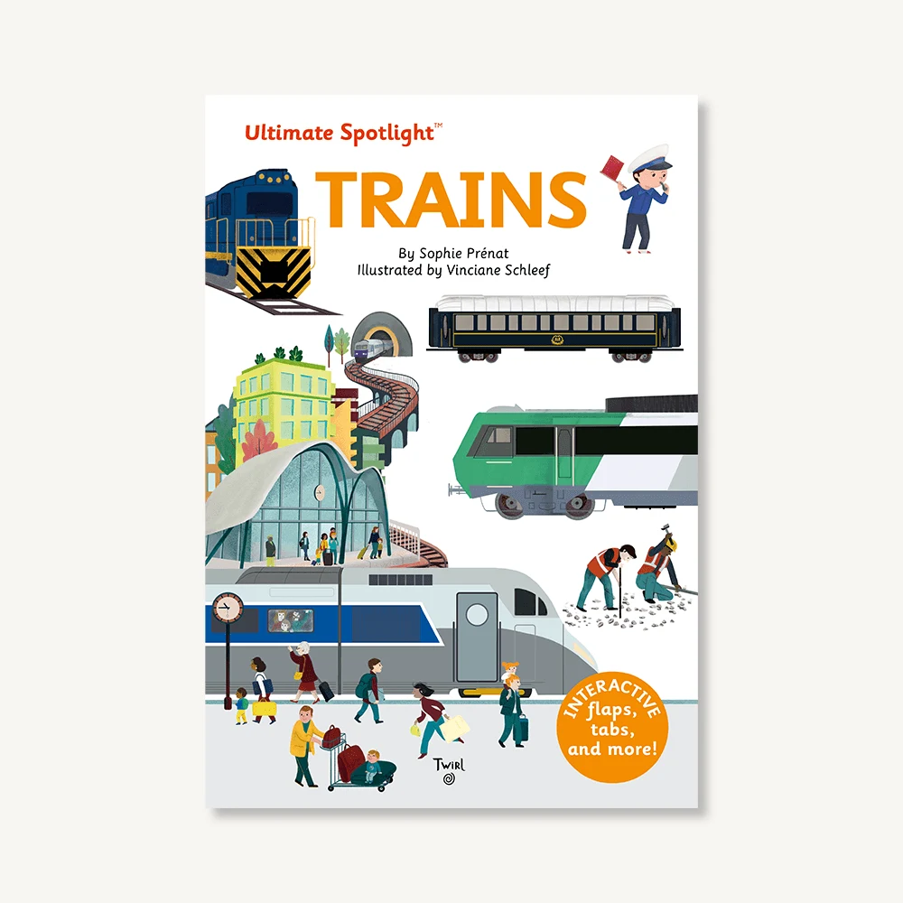 Ultimate Spotlight: Trains by Twirl Books.