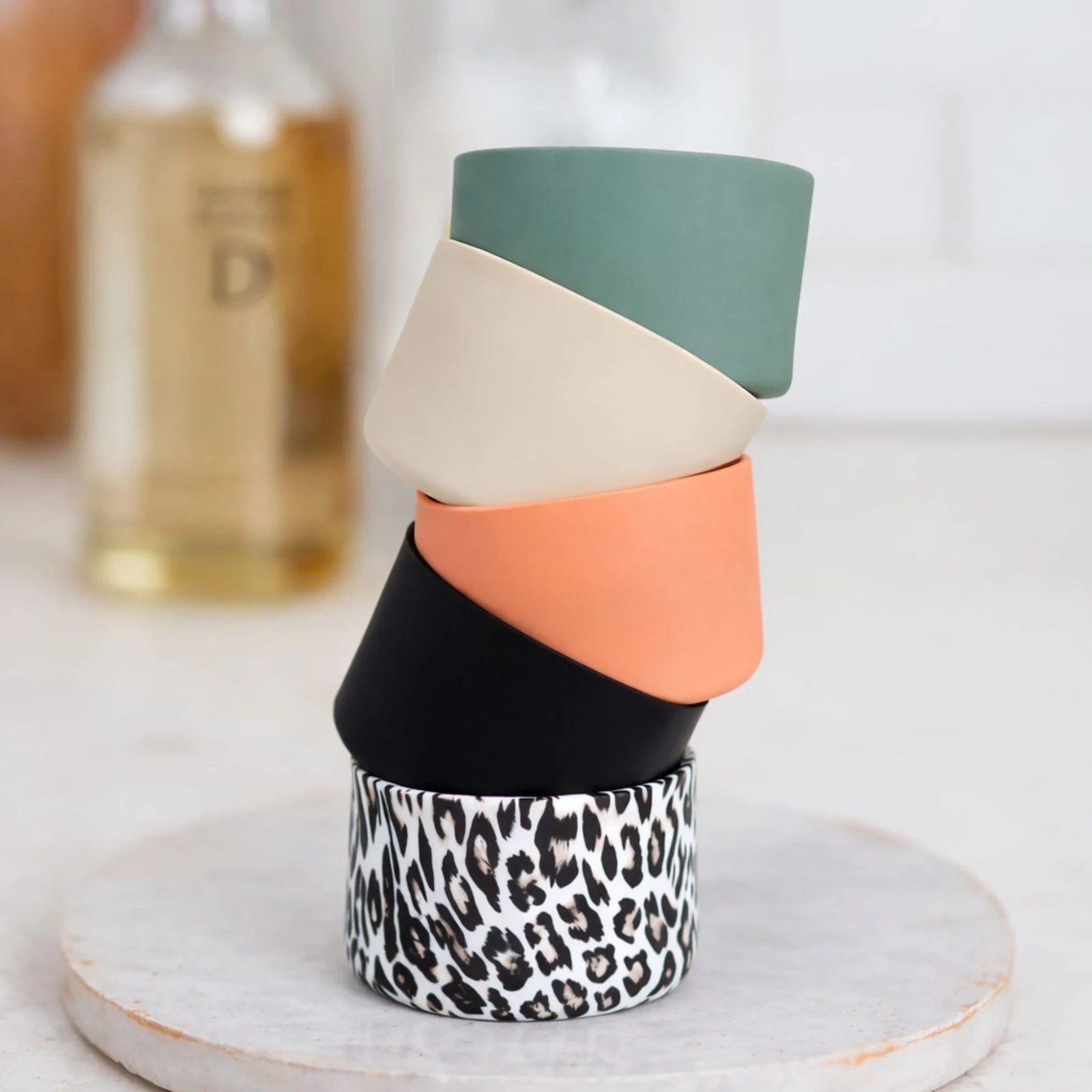 Non-Slip Bottle Bases for Everyday Laundry (Pair) by Clothes Doctor.
