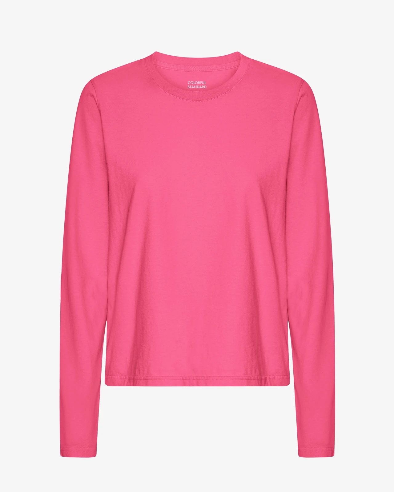 Women Organic LS T-Shirt - Bubblegum Pink by Colorful Standard.