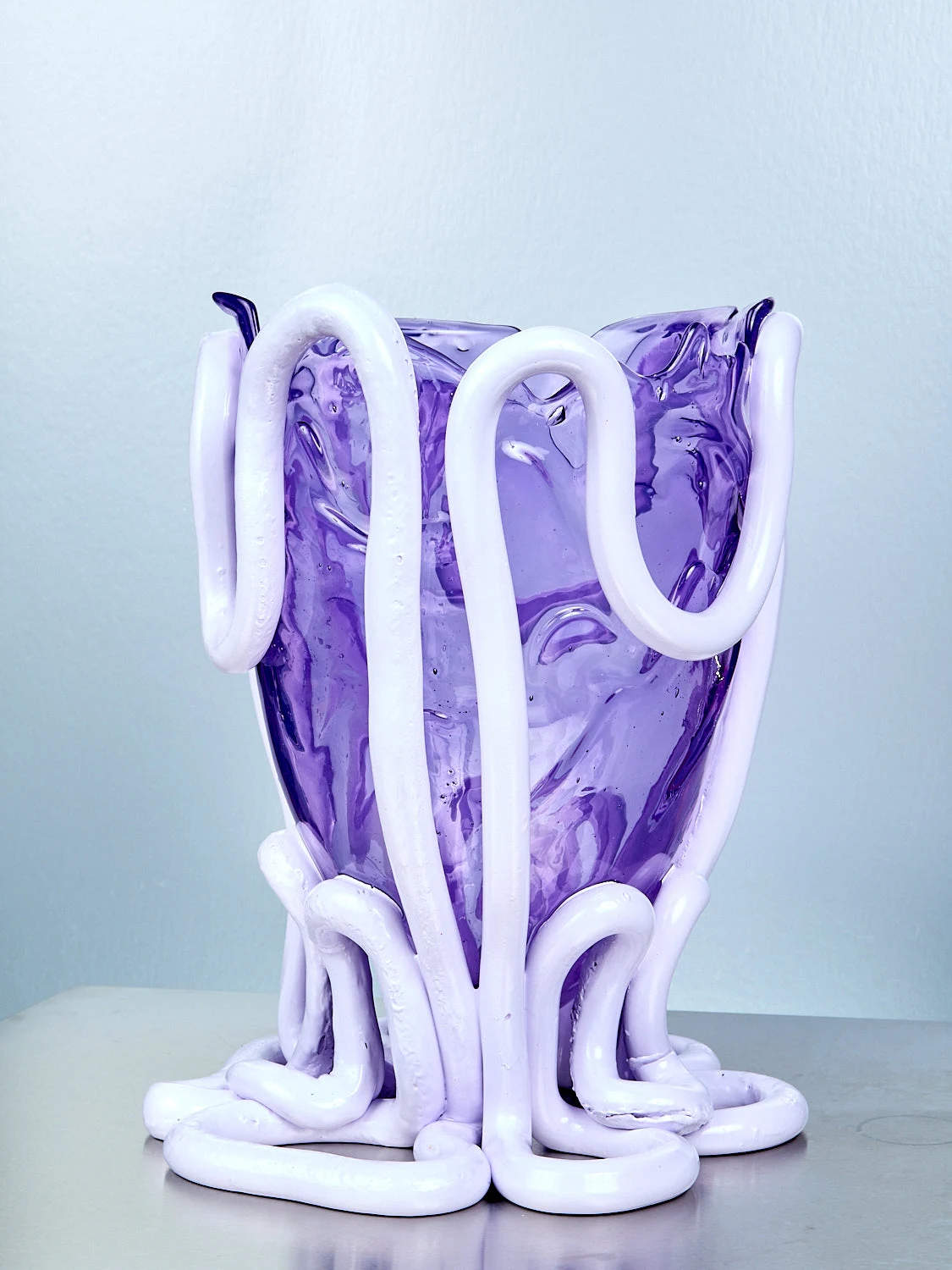 Large Indian Summer Vessel by Fish Design by Gaetano Pesce.