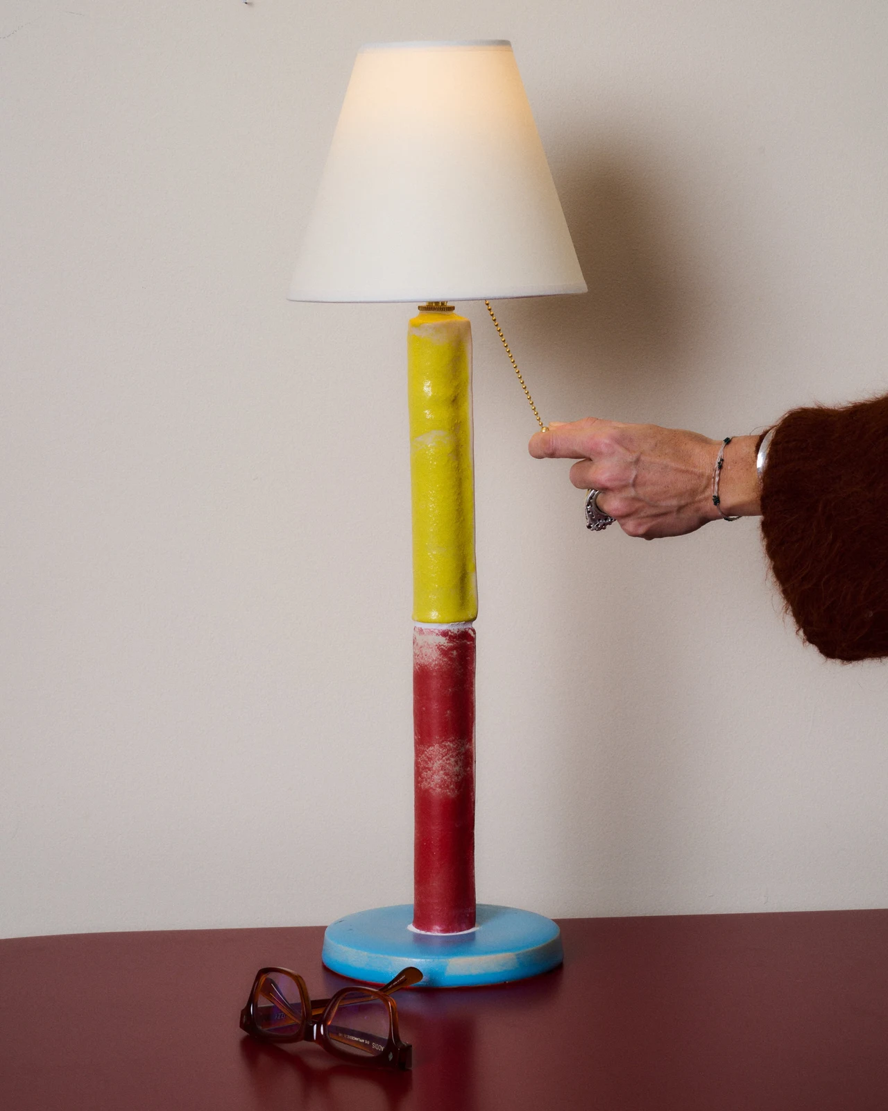 Stoneware Lamp by Workaday Handmade.