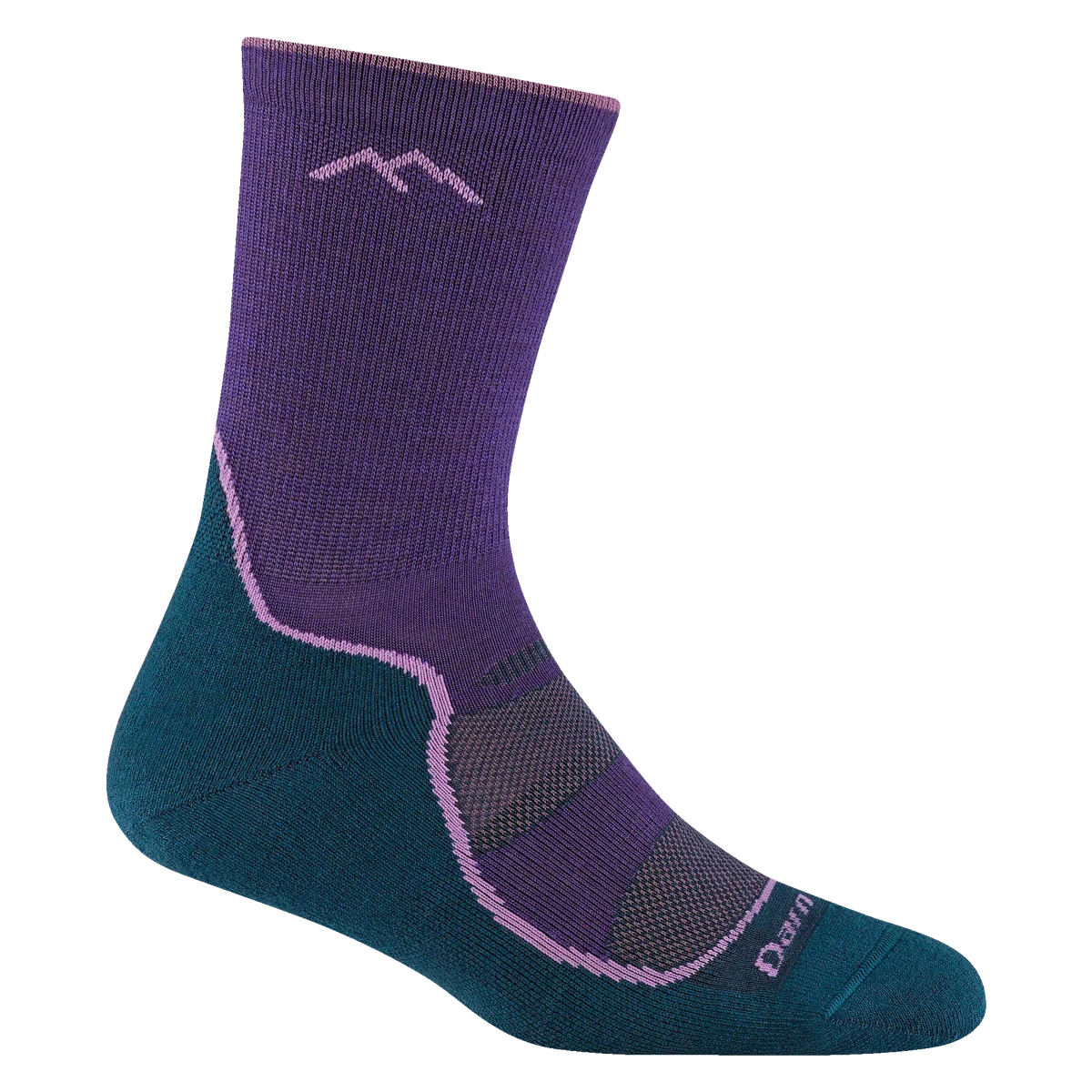 Women’s Light Hiker Micro Crew Lightweight Hiking Socks by Darn Tough.