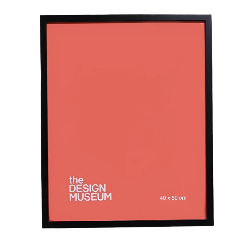 Black Picture Frame - 40 x 50cm by the DESIGN MUSEUM.