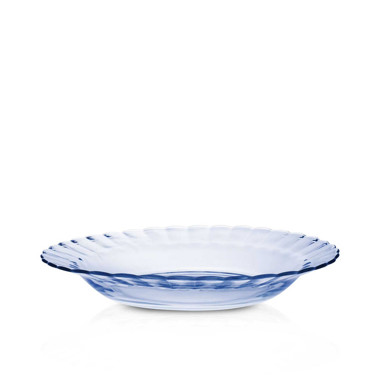 Le Picardie® Marine Blue Glass Soup Bowl 9" - Set of 6 by Duralex USA.