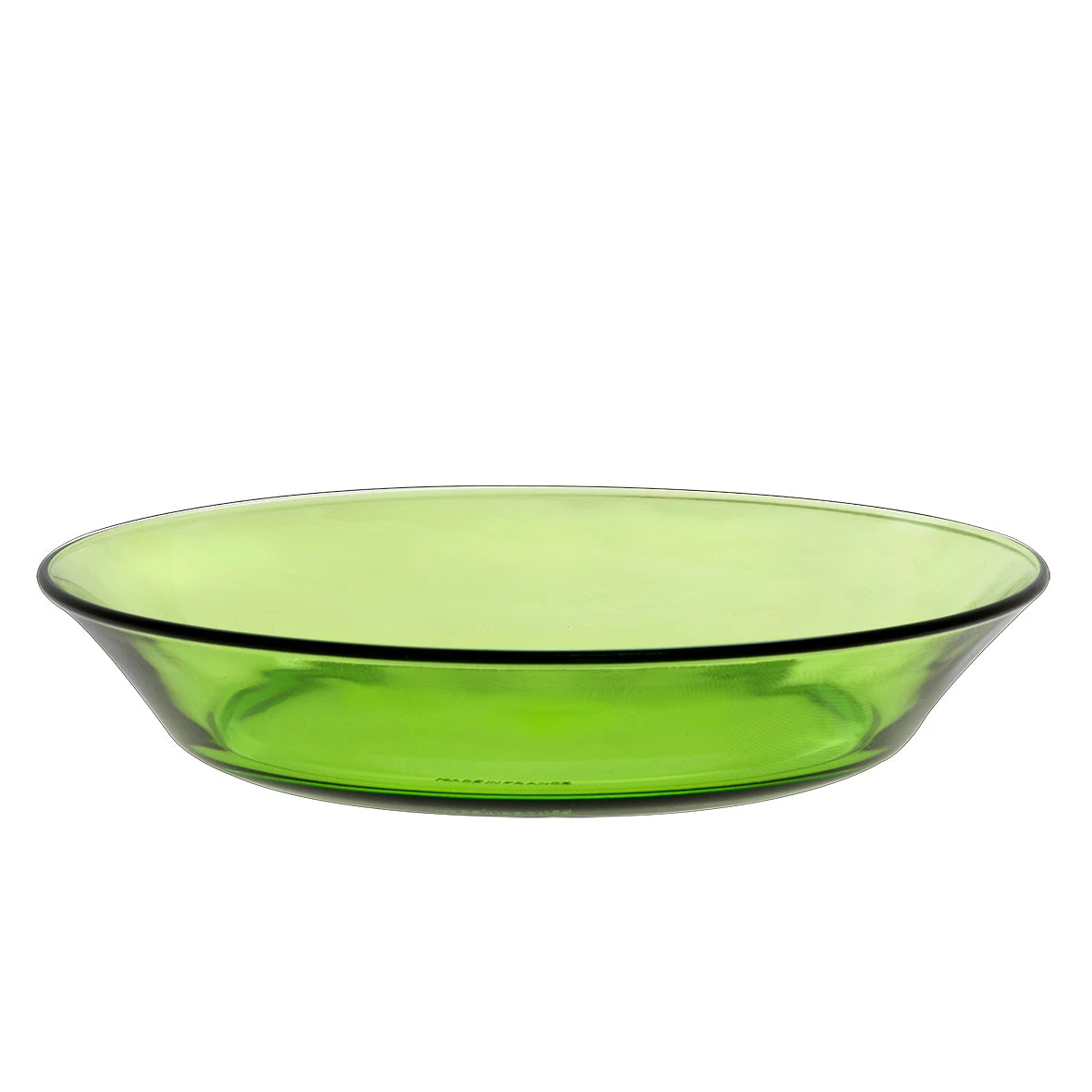Lys Green Glass Soup Bowl 7.625" - Set of 6 by Duralex USA.