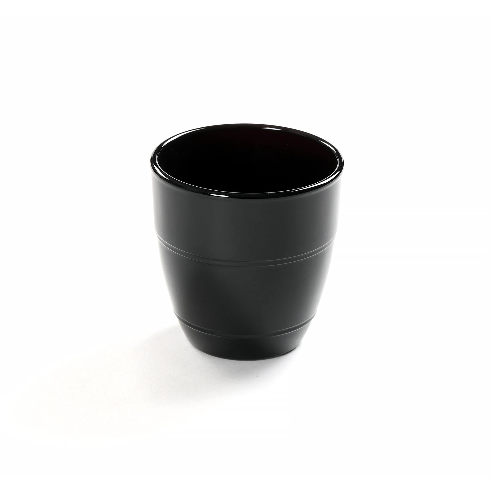 Le Gigogne® Black Glass Tumbler 3oz - Set of 6 by Duralex USA.