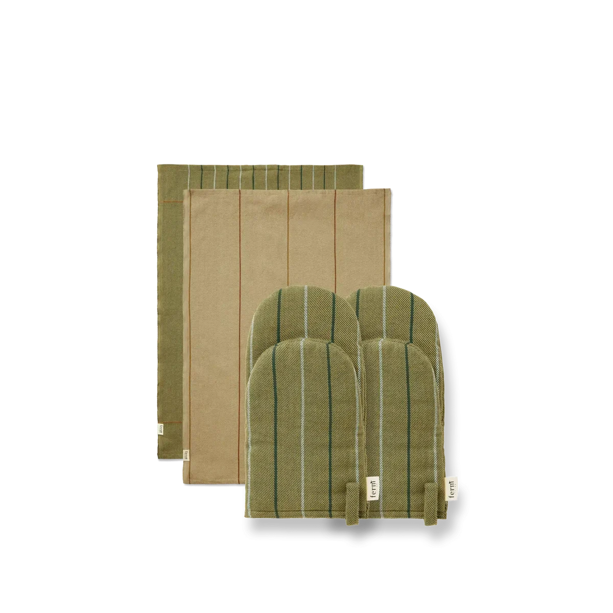 Ito Tea Towel & Oven Mitt Gift Set by Ferm Living.