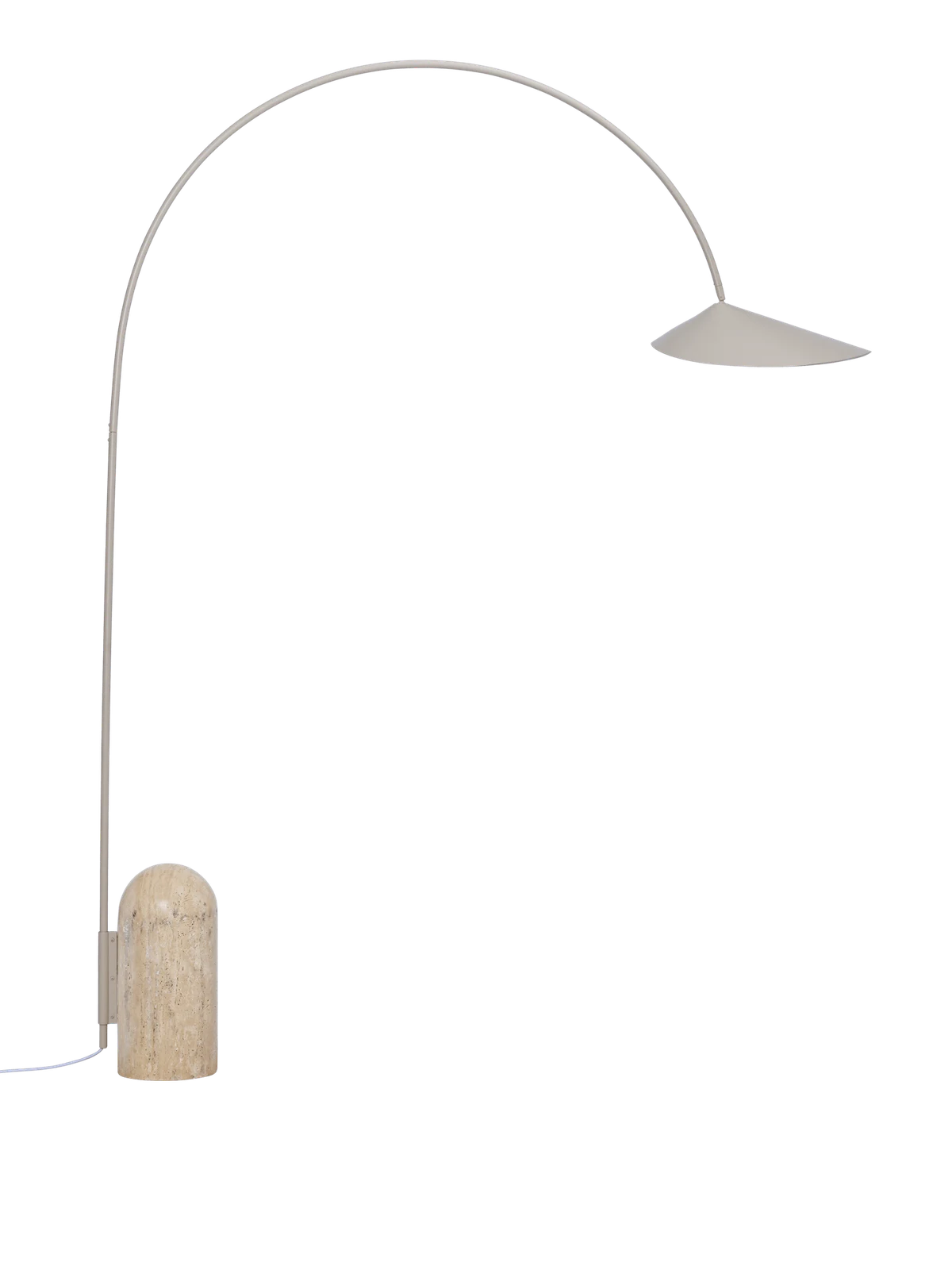 Arum Arched Floor Lamp - Cashmere - UL by Ferm Living - US.