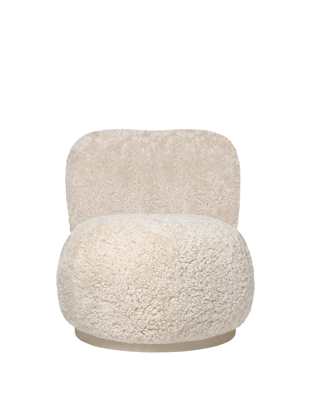 Rico Piccolo Lounge Chair - Sheepskin - Moonlight - US by Ferm Living - US.