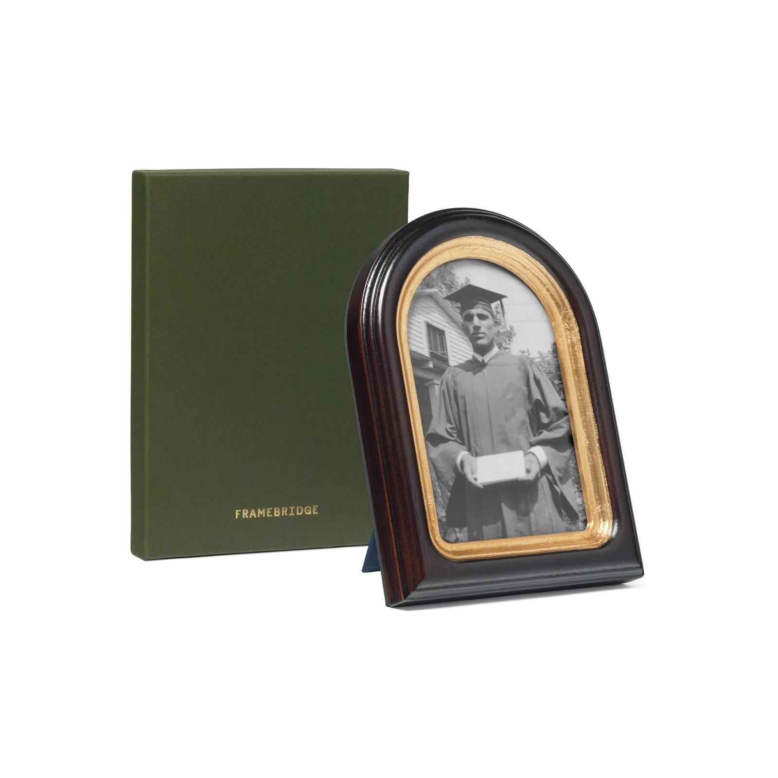 Antiqued Arch Frame: 5x8 by Framebridge.