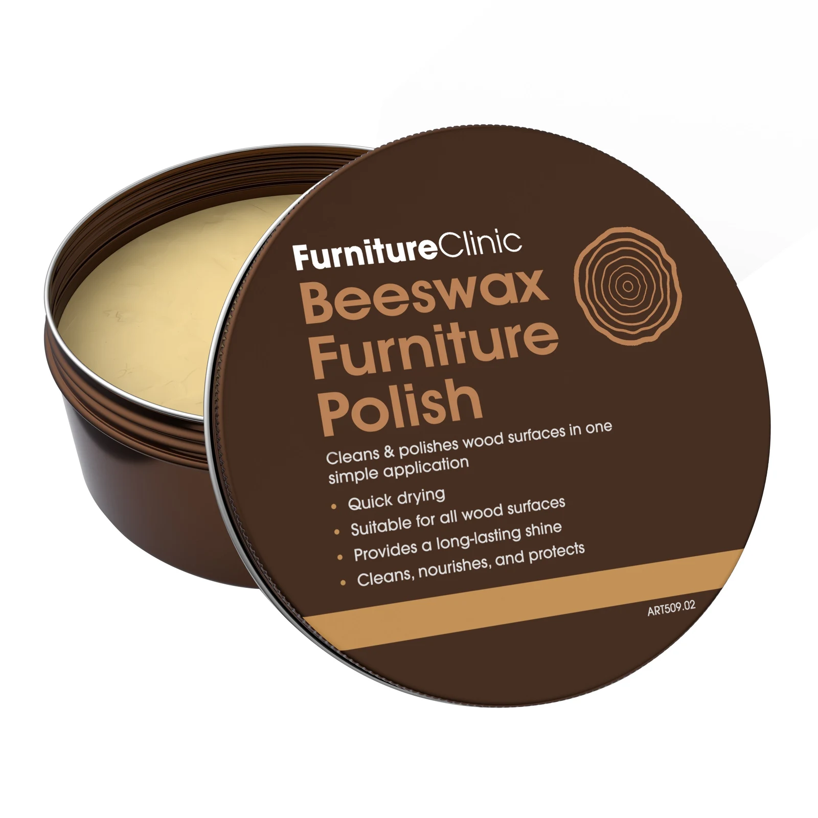 Beeswax Polish by Furniture Clinic.
