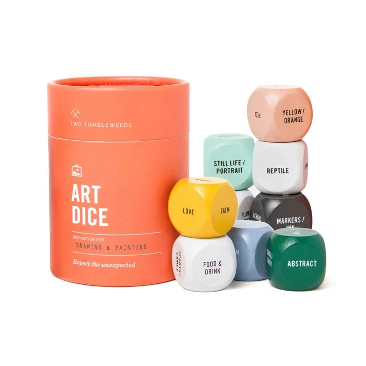 Art Dice - Inspiration for Drawing & Painting by TWO TUMBLEWEEDS.