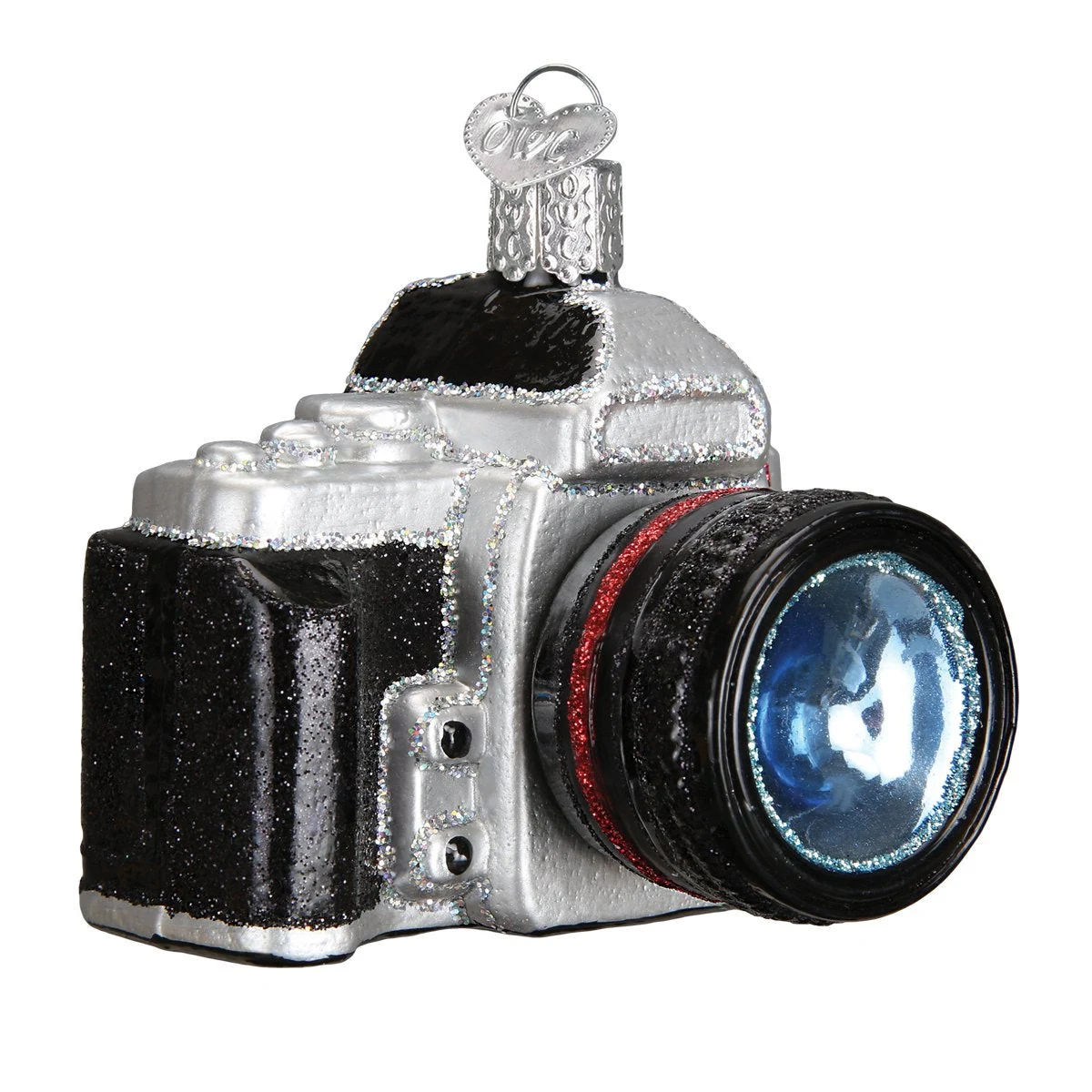 Handblown Glass Ornament - Camera by OLD WORLD CHRISTMAS.