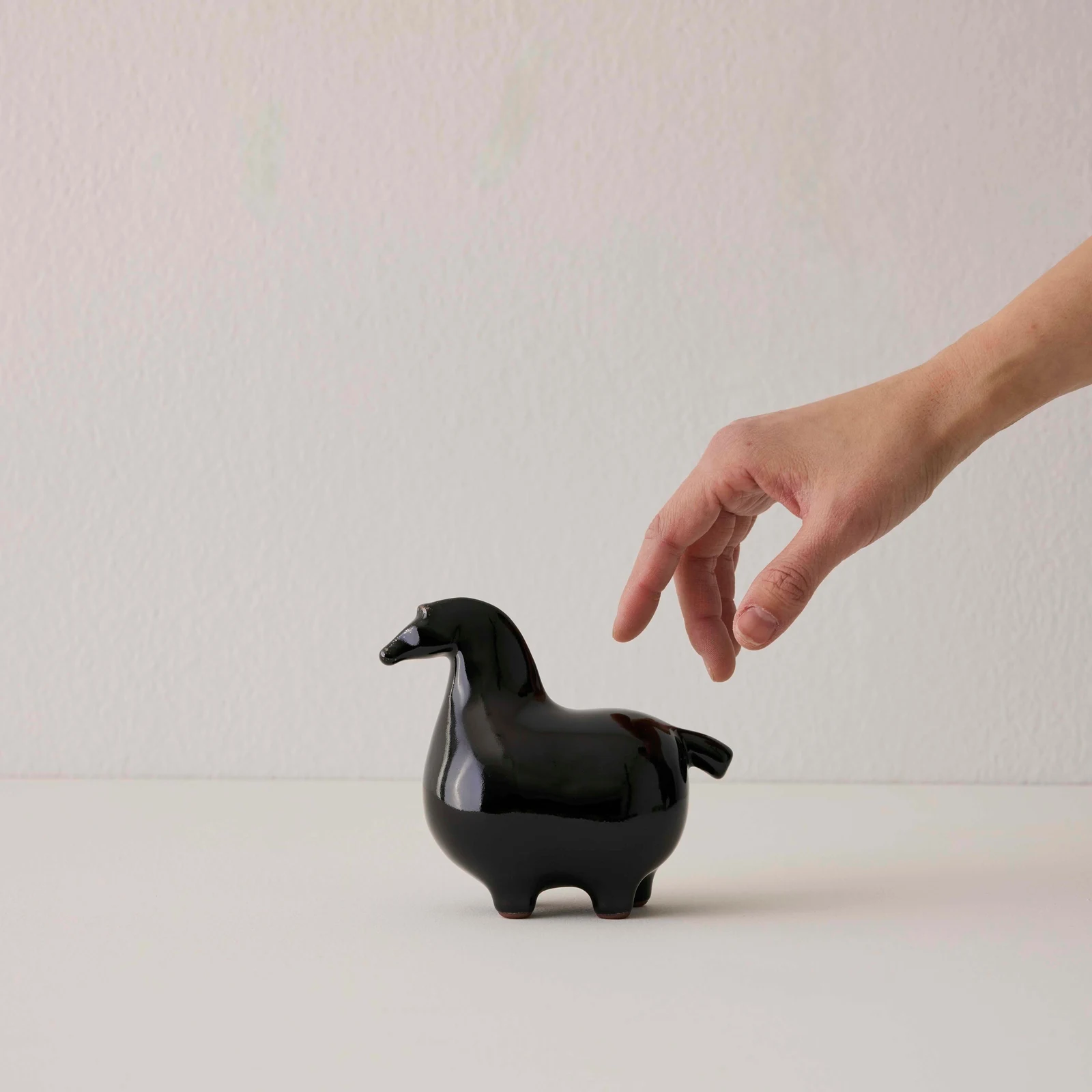Ceramic Horse Figurine - Glazed by Kashiwa Craft.