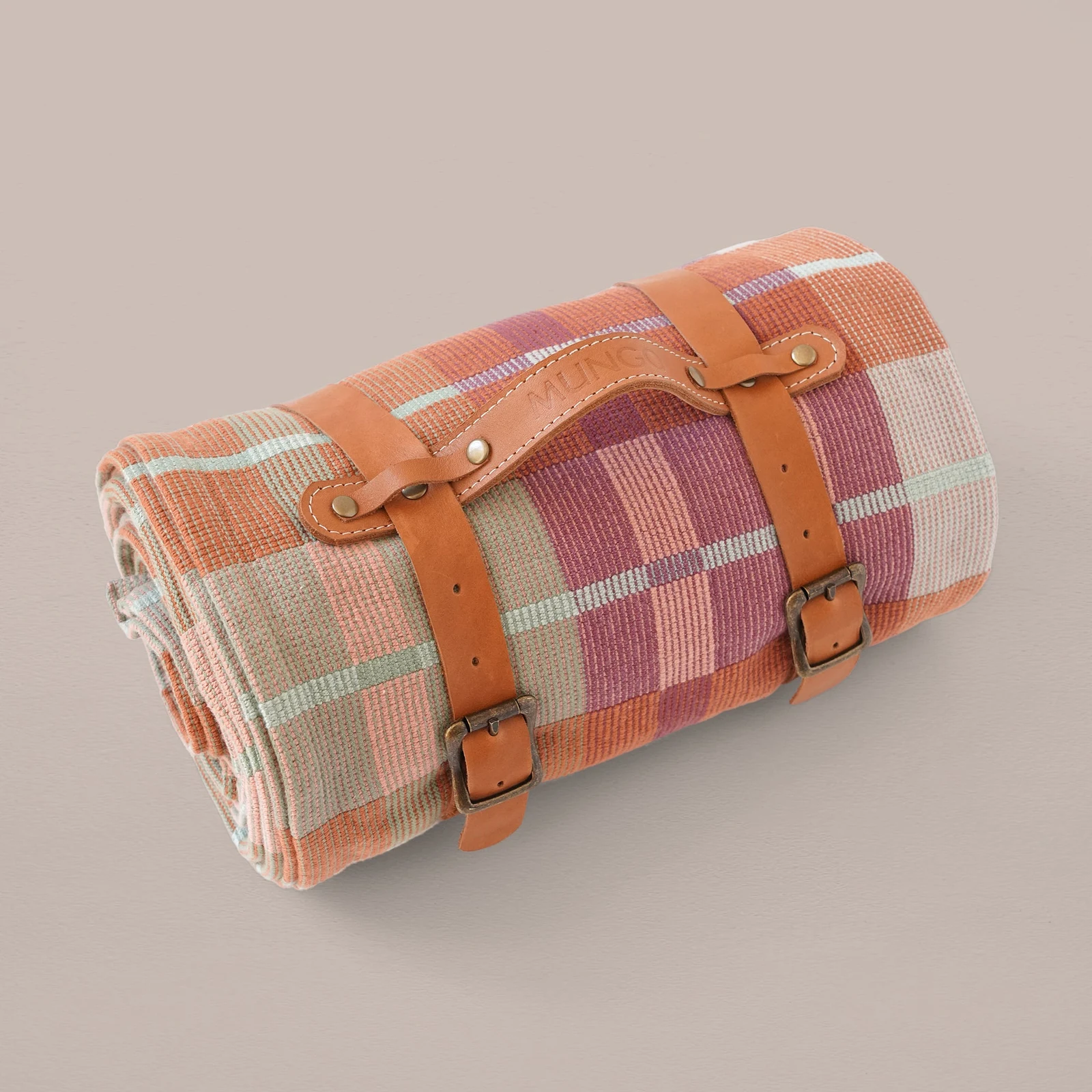 Woven Cotton Picnic Blanket - Pilgrim by Mungo.