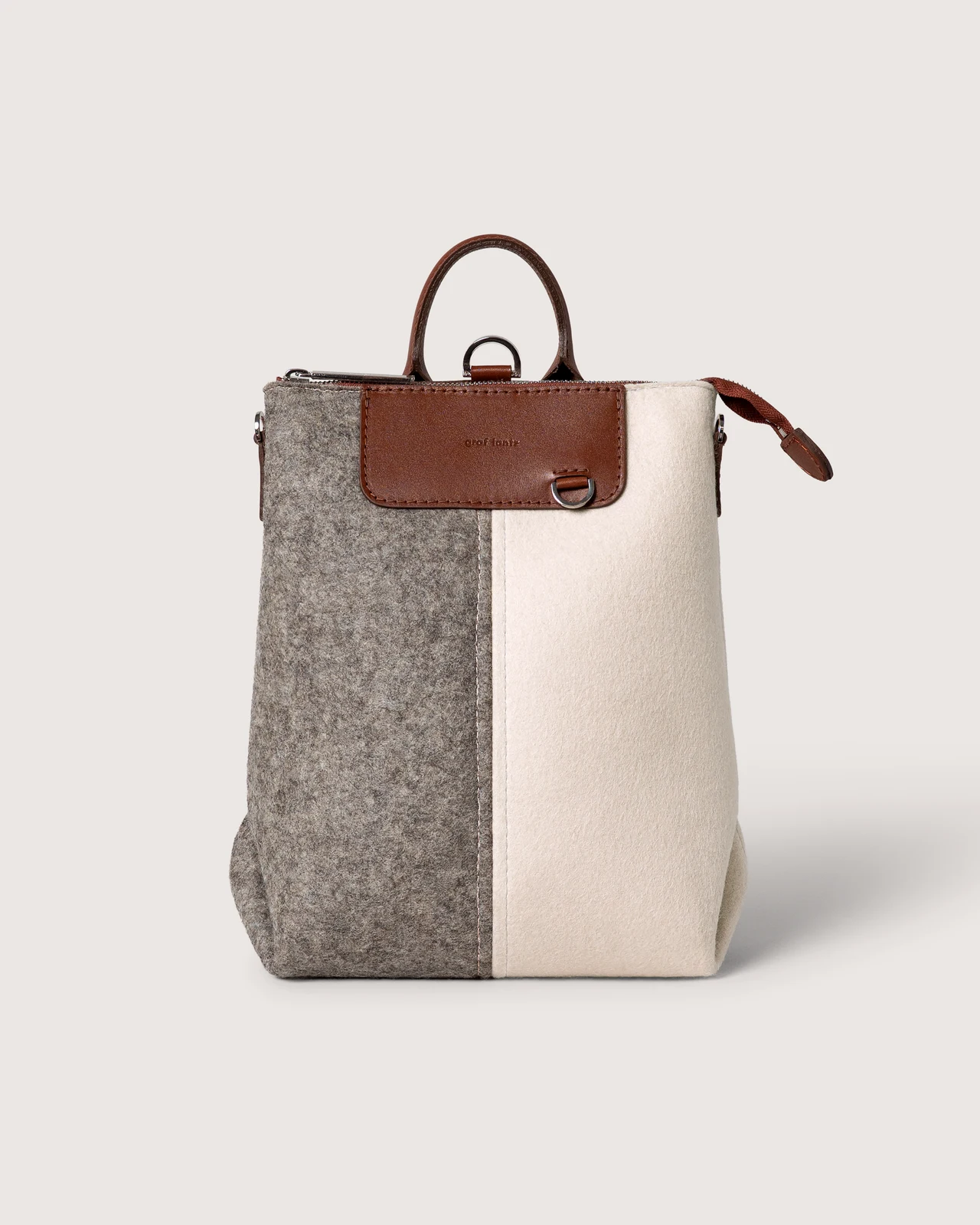 Bedford Merino Wool Midi Colorblock Backpack by Graf Lantz.