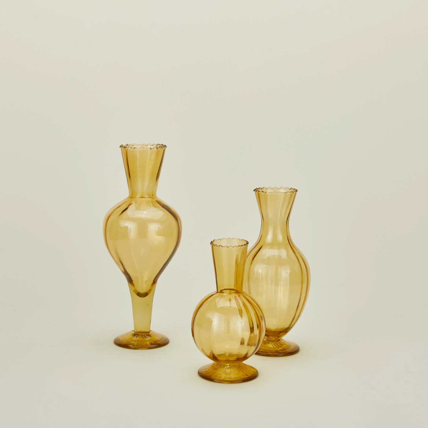 Amber Glass Vase by Indaba Trading.
