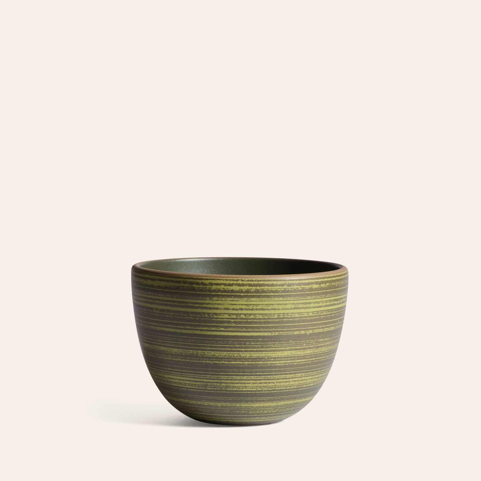 Deep Serving Bowl in Skog Moss by Heath Ceramics.