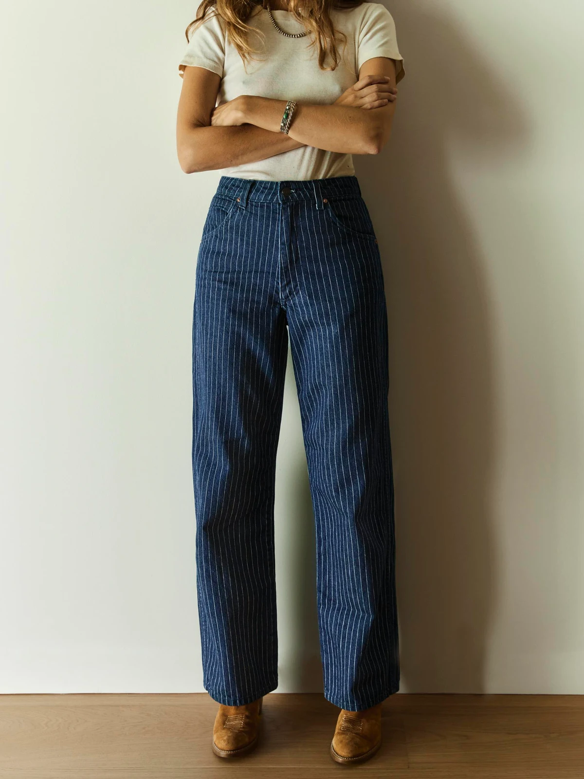 cassidy striped indigo by i+w women's denim.