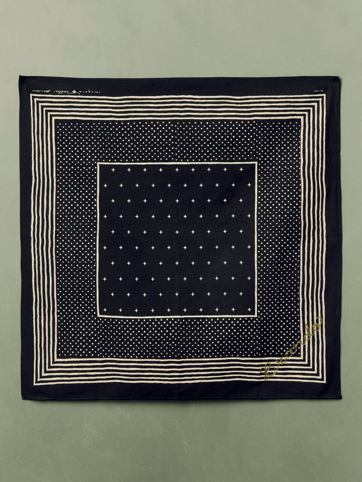 i+w vintage black bandana v2 by i+w accessories.