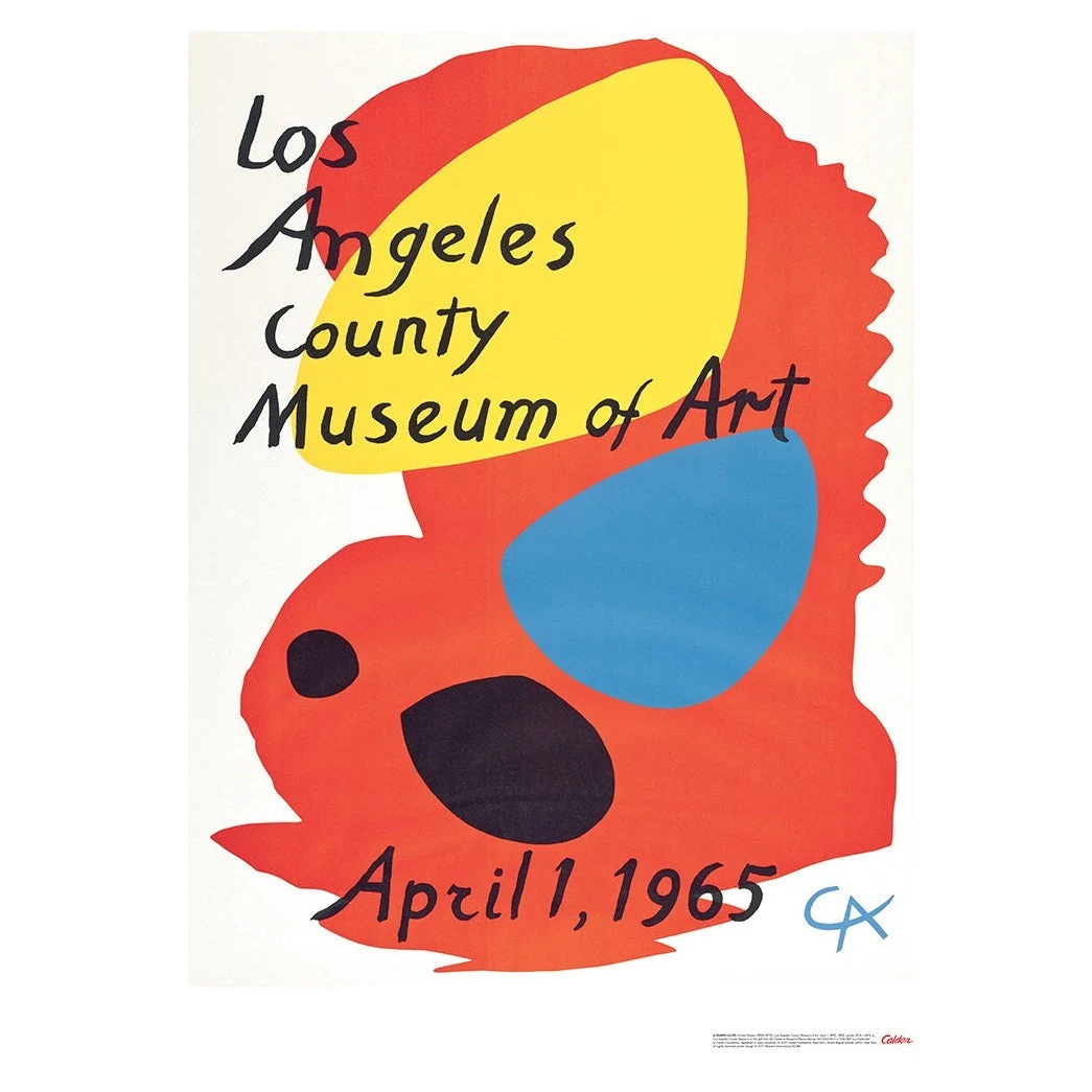 Alexander Calder Los Angeles County Museum of Art Poster by --------.