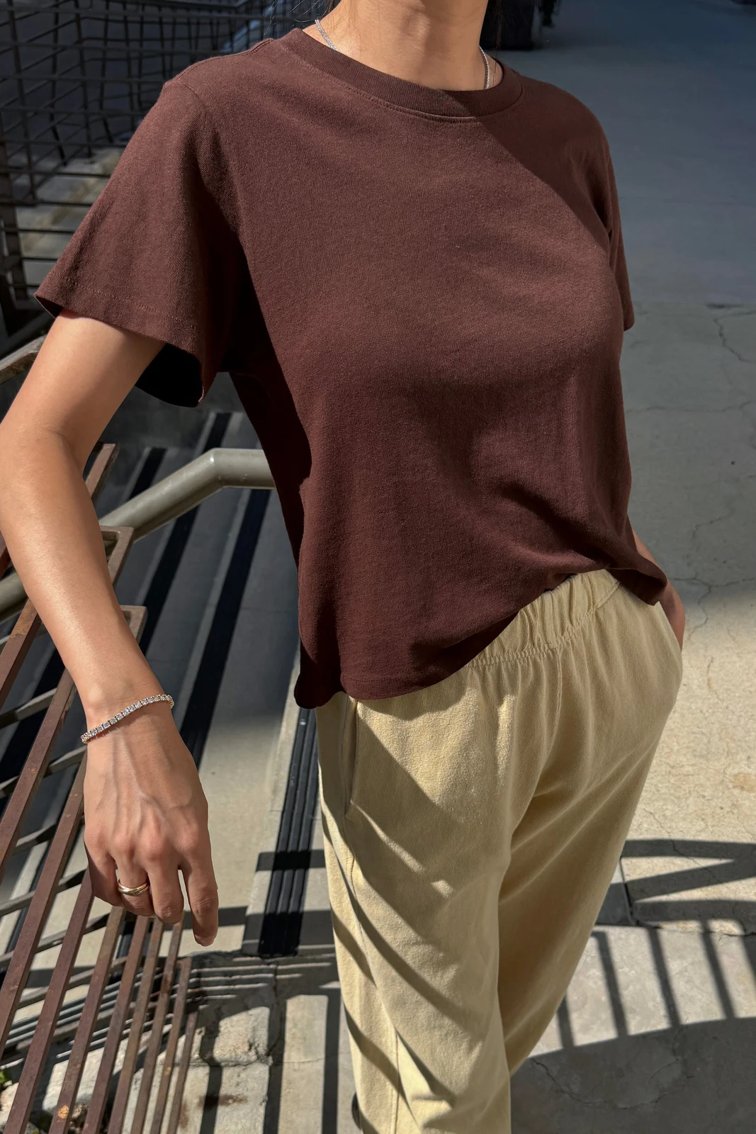 Airy Darling Tee - Dark Cacao by PBK America Inc.