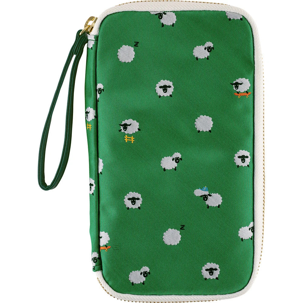 Hobonichi Techo Small Drawer Pouch (Bow & Tie: Sheep Sheep Sheep) by Hobonichi.