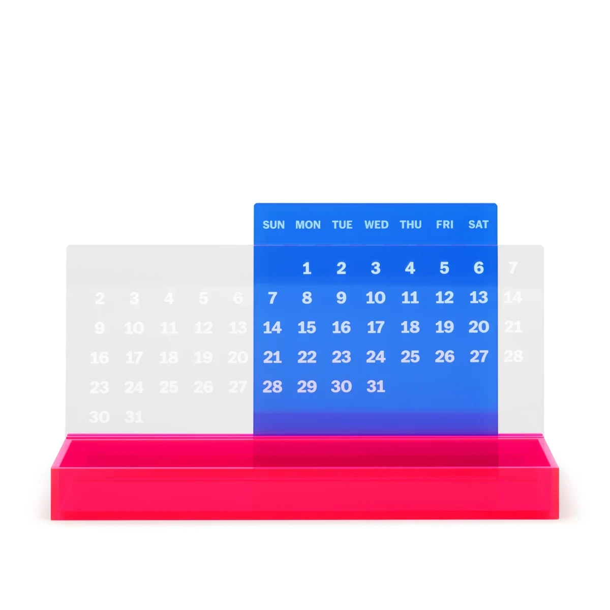 MoMA Colorplay Perpetual Calendar and Organizer, Blue by MoMA Design Store.
