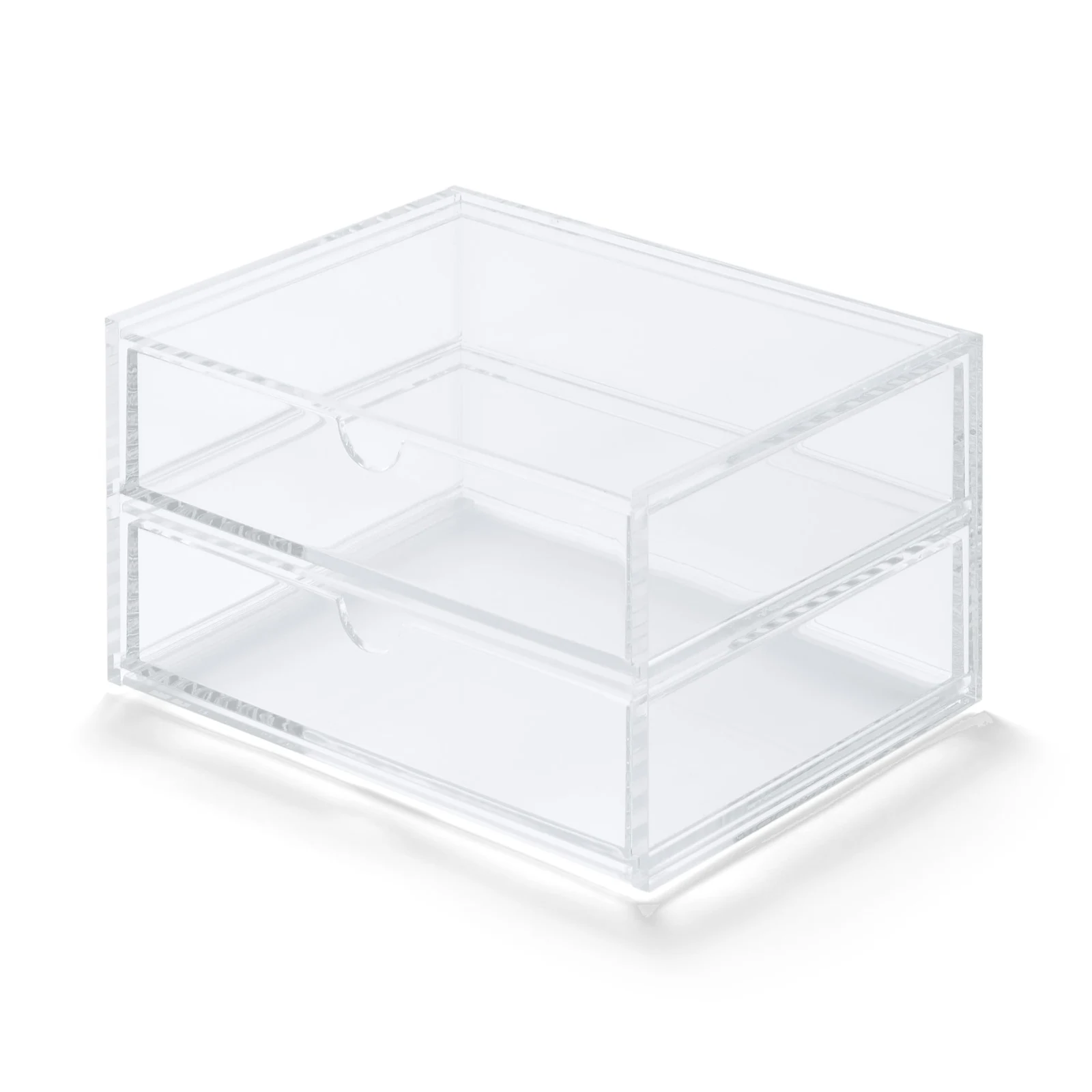 Acrylic Small Case 2 Drawers by MUJI.