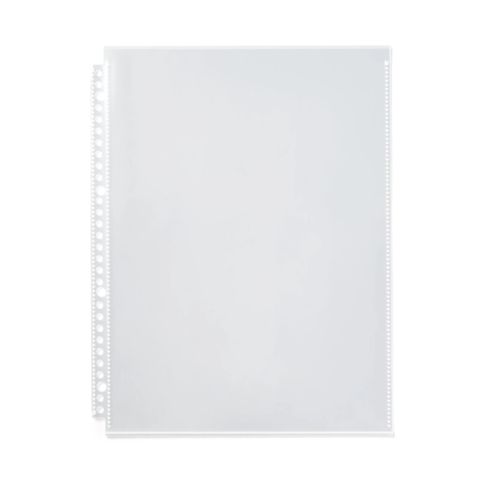 Clear Pocket Refill for A4 Wide Organizer by MUJI.