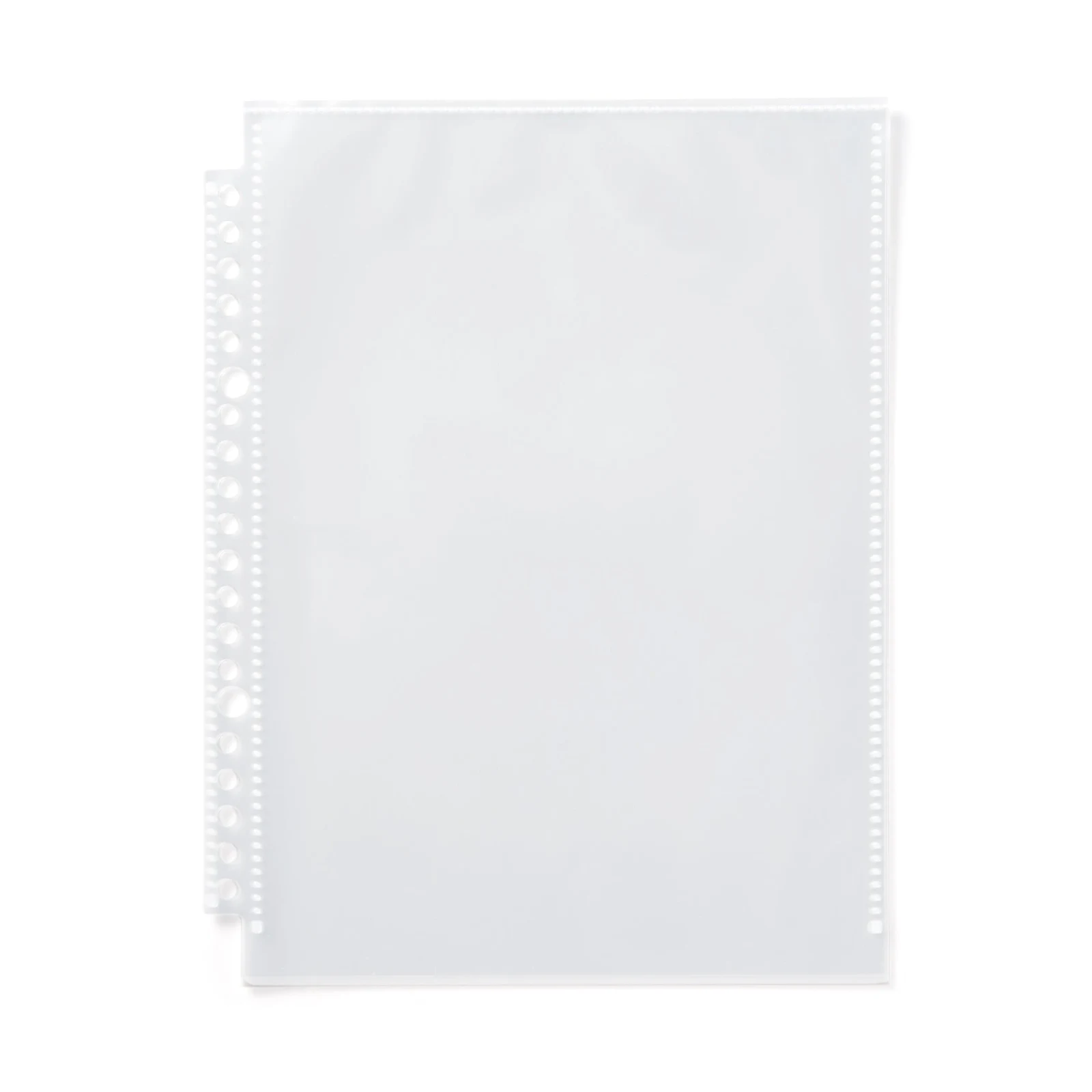 Clear Pocket Refill for A5 Wide Organizer by MUJI.