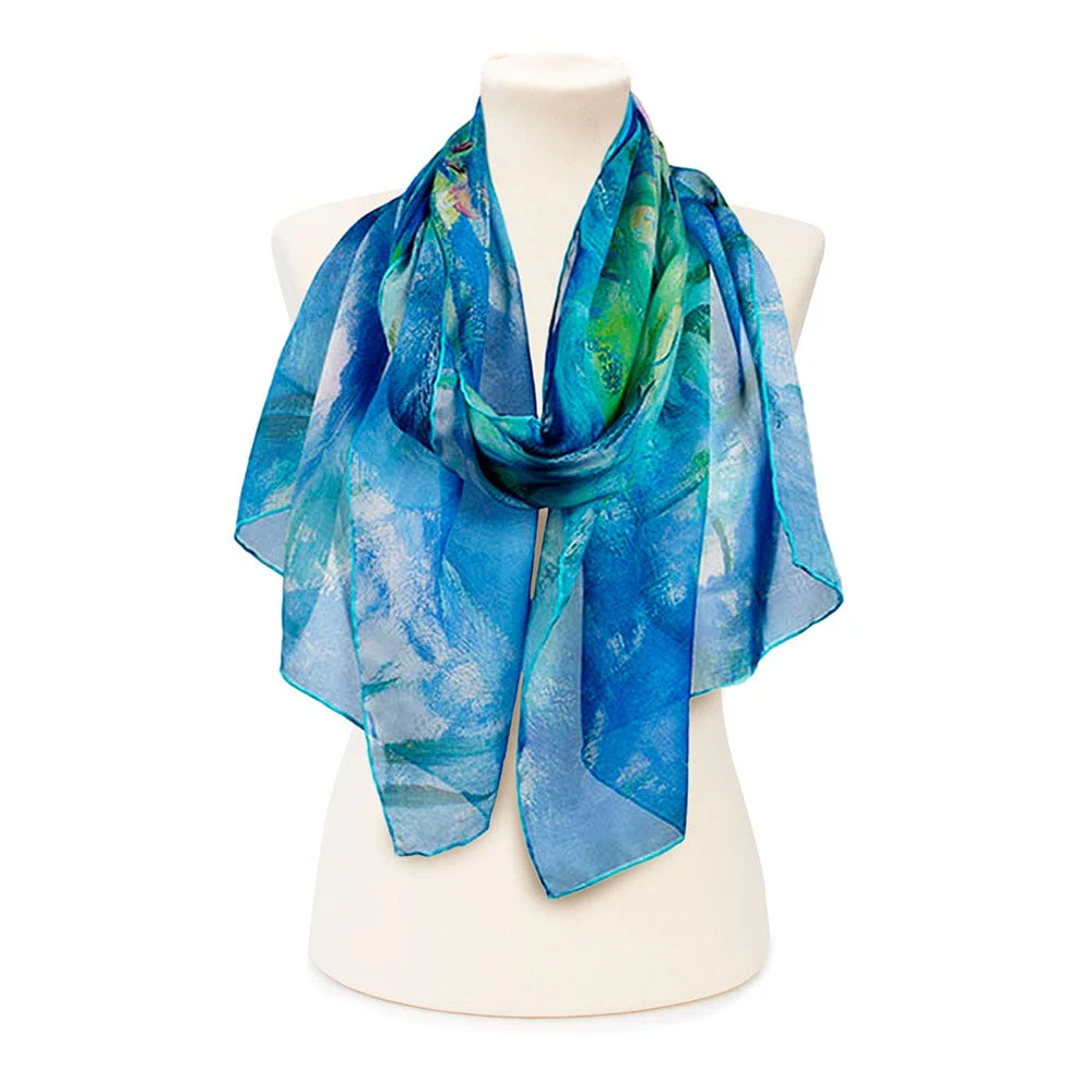Claude Monet, Waterlilies, Chiffon Scarf by National Gallery of Art.