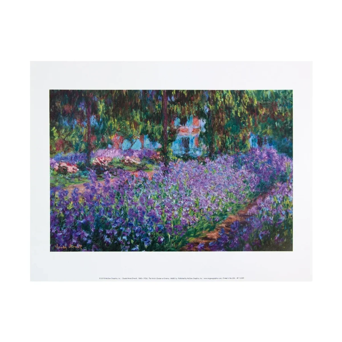 Claude Monet: The Artist’s Garden at Giverny, 11 × 14 Print by Claude Monet · National Gallery of Art Shop.