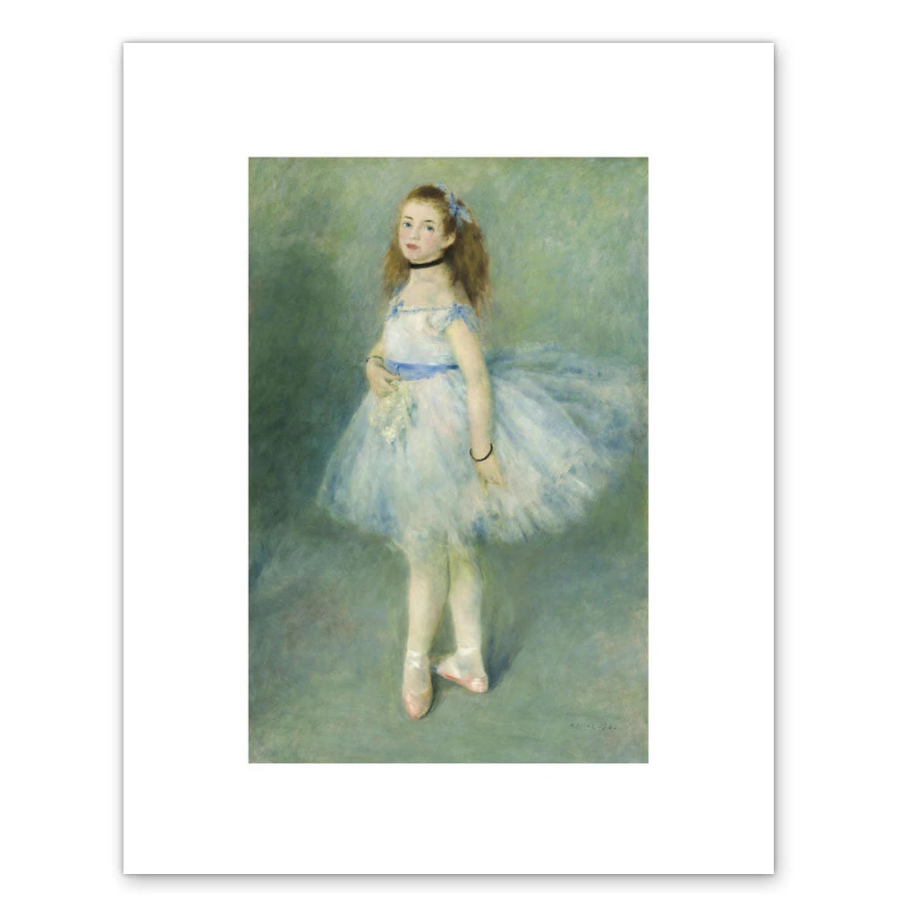Pierre-Auguste Renoir, The Dancer, 11 × 14" Print by National Gallery of Art Shop.