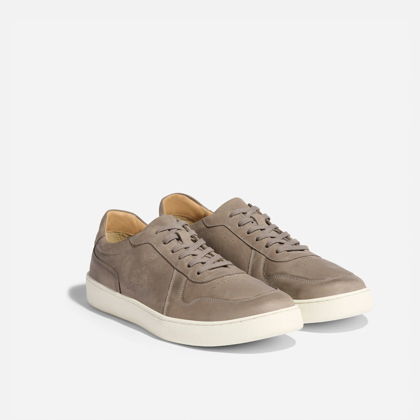 Men's Beto Go-To Court Sneaker Grey by Nisolo.