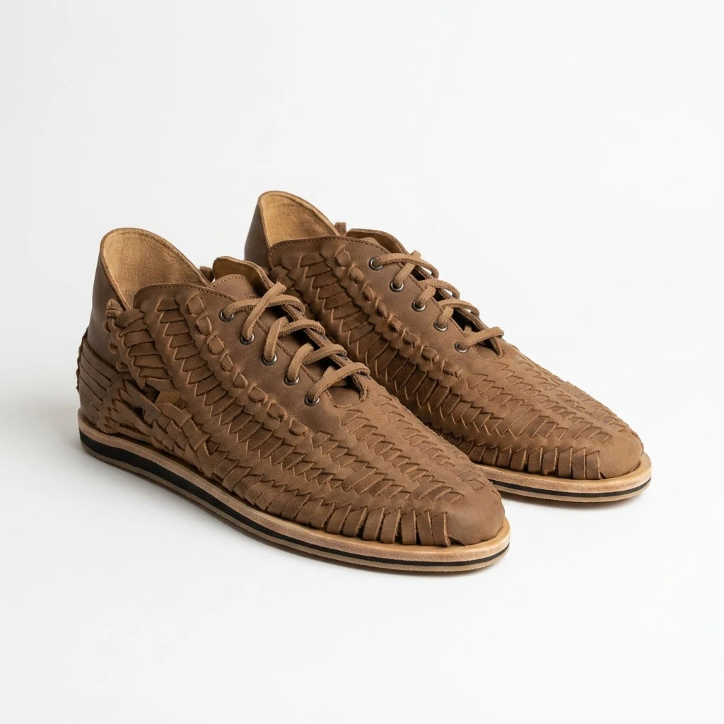 Men's Huarache Boot Tobacco by Nisolo.