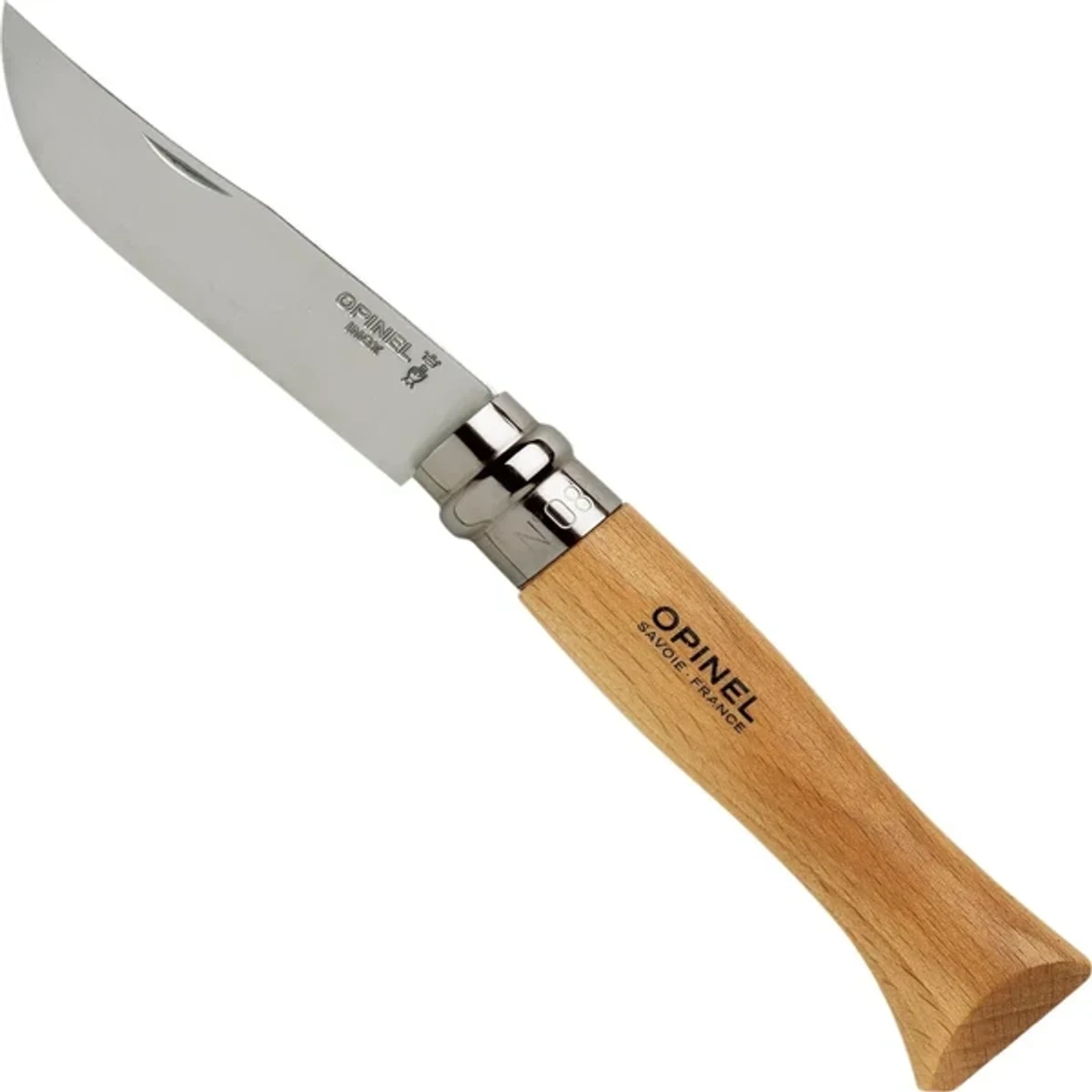 No.08 Stainless Steel Folding Knife by Opinel.