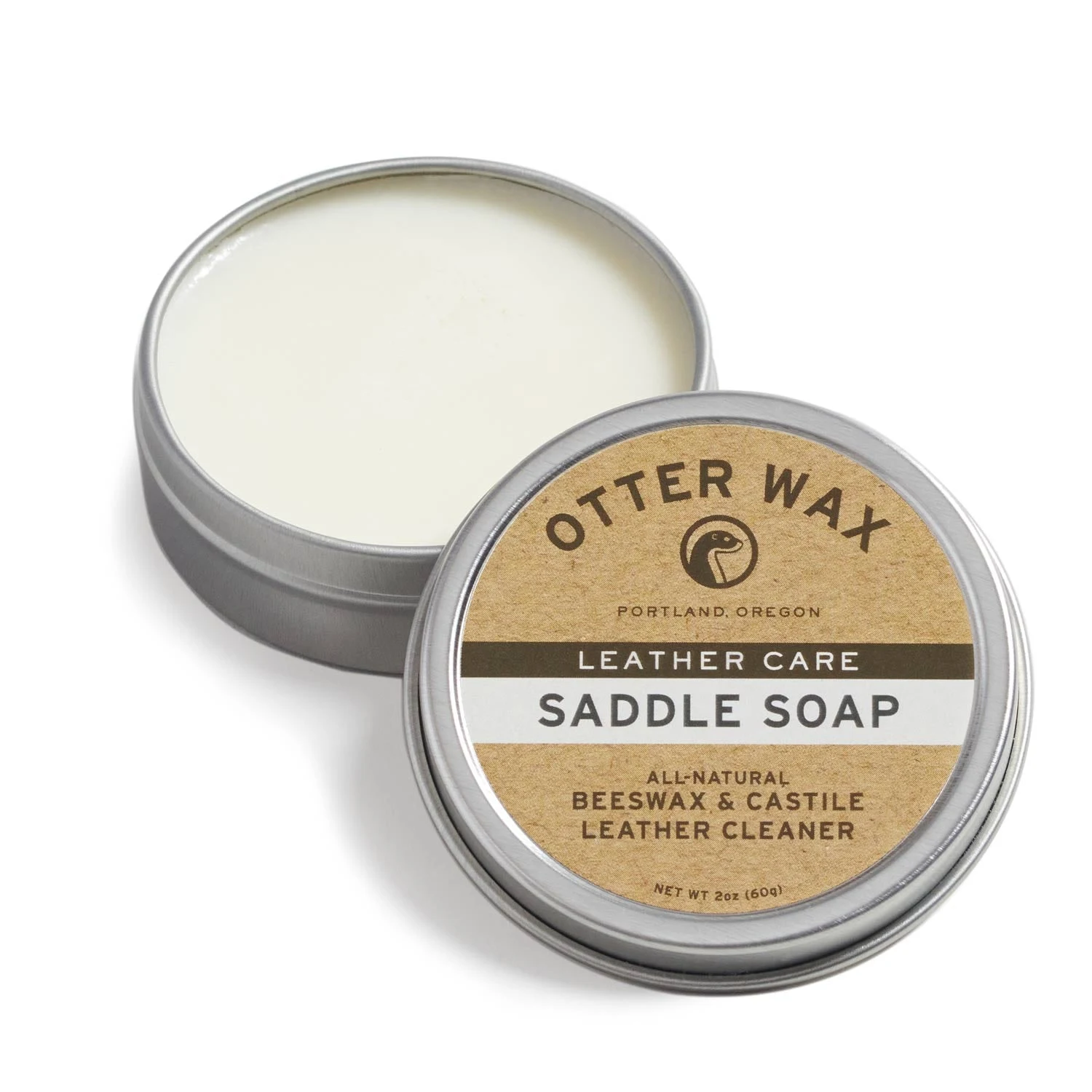 Saddle Soap Leather Cleaner by Otter Wax.