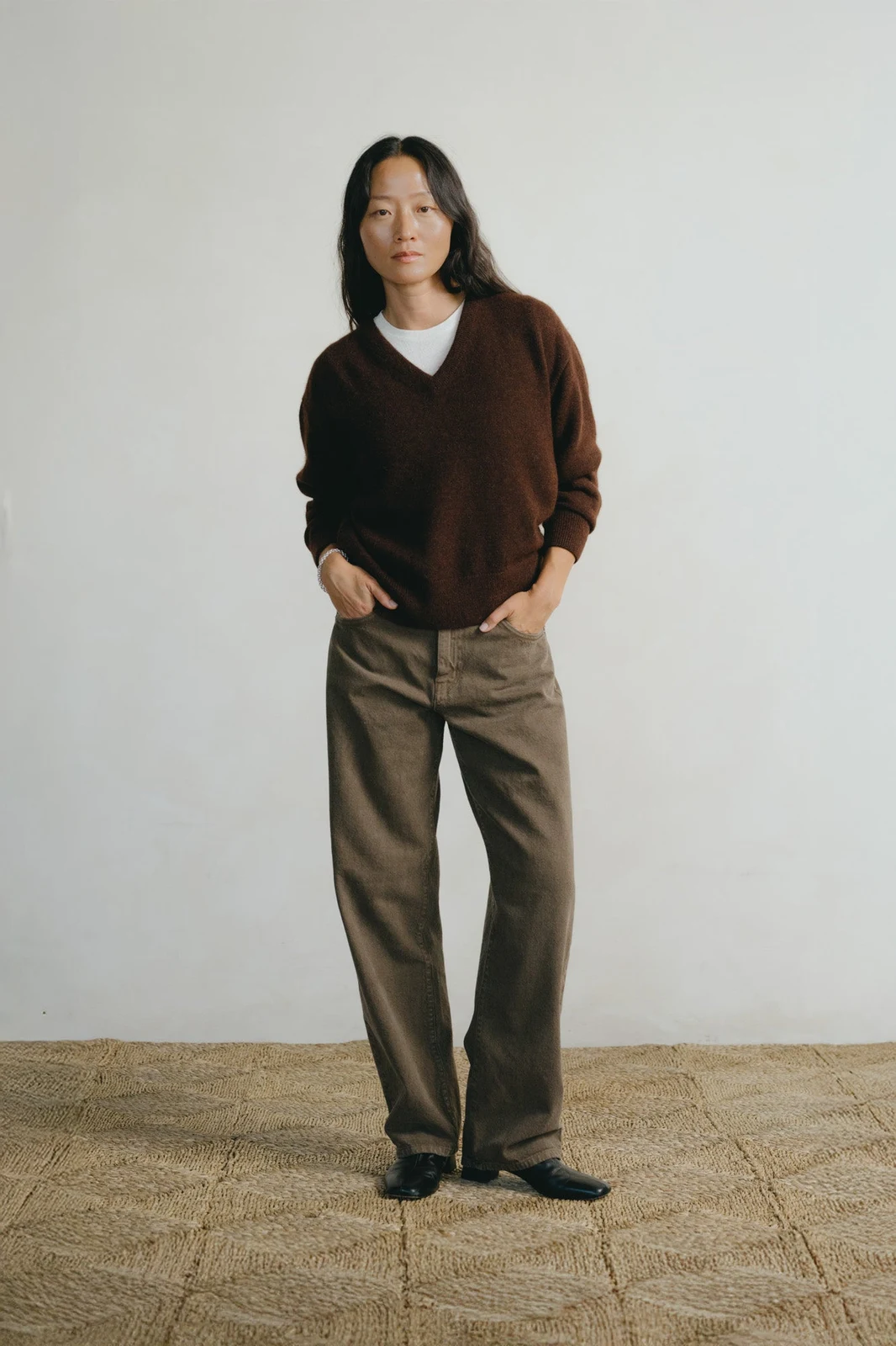 Benny Jean, Recycled Denim, Vintage Brown by OZMA.