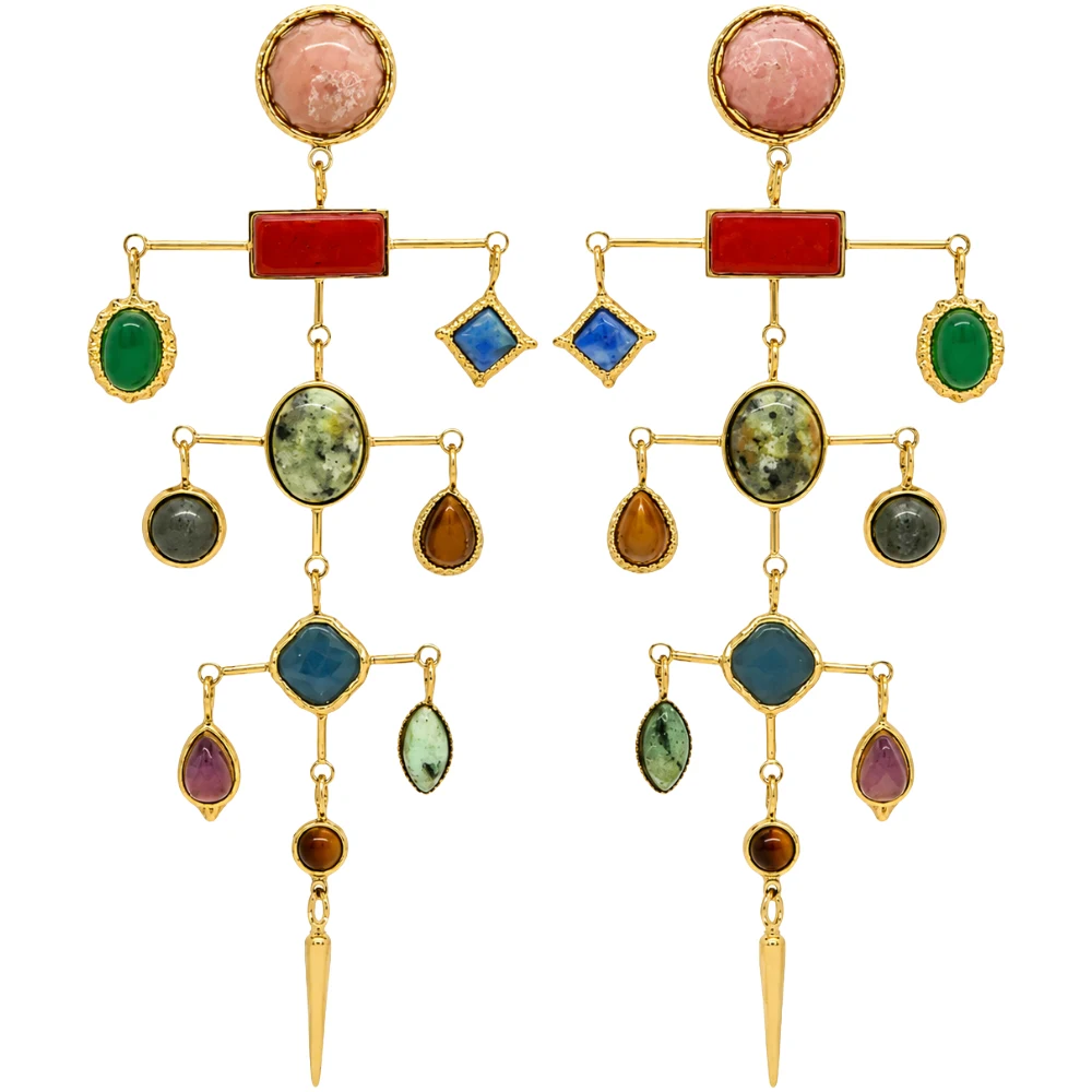 Artsy Mobile Statement Earrings by Lizou.
